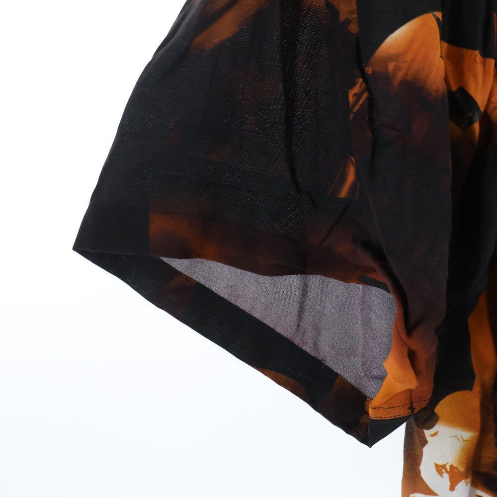 WACKO MARIA(ワコマリア) 25SS ×DARKNIGHT S/S HAWAIIAN SHIRT ダークナイト オープンカラー ハワイアン レーヨン 半袖シャツ ブラウン/ブラック