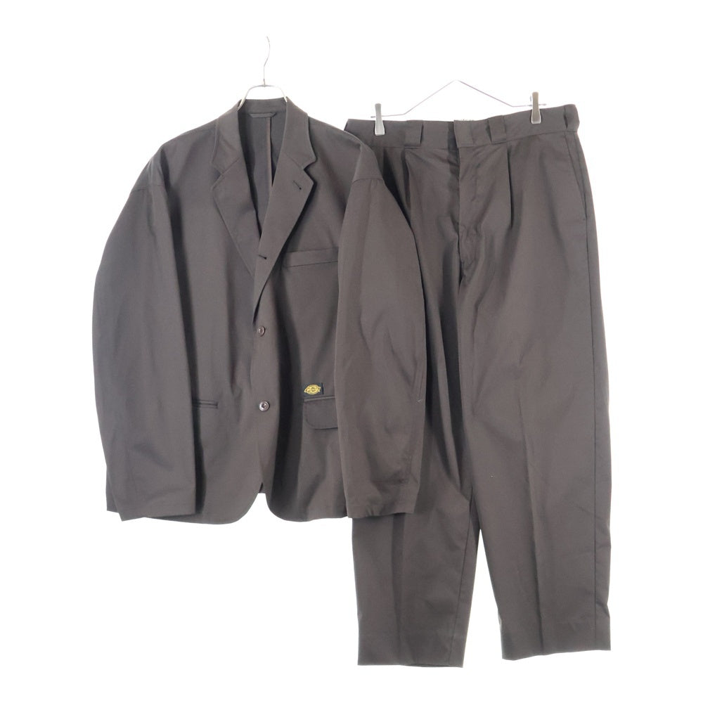 Dickies(ディッキーズ) 25SS ×TRIPSTER トリップスター 4B テーラードジャケット スラックス ロングパンツ ワーク セットアップスーツ ブラウン 251M10BM01/251M40BM01