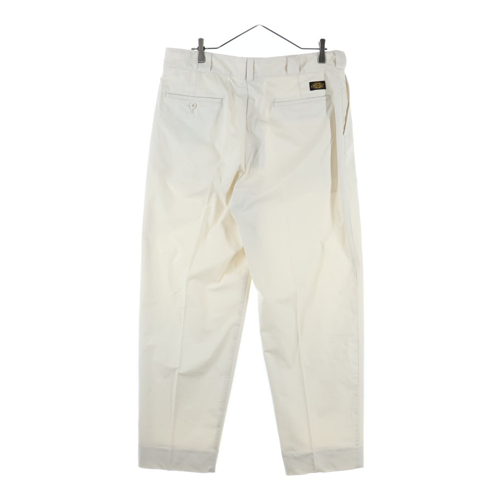 Dickies(ディッキーズ) 24SS ×TRIPSTER トリップスター 4B テーラードジャケット スラックス ロングパンツ ワーク セットアップスーツ ホワイト 241M10BM01/241M40BM01