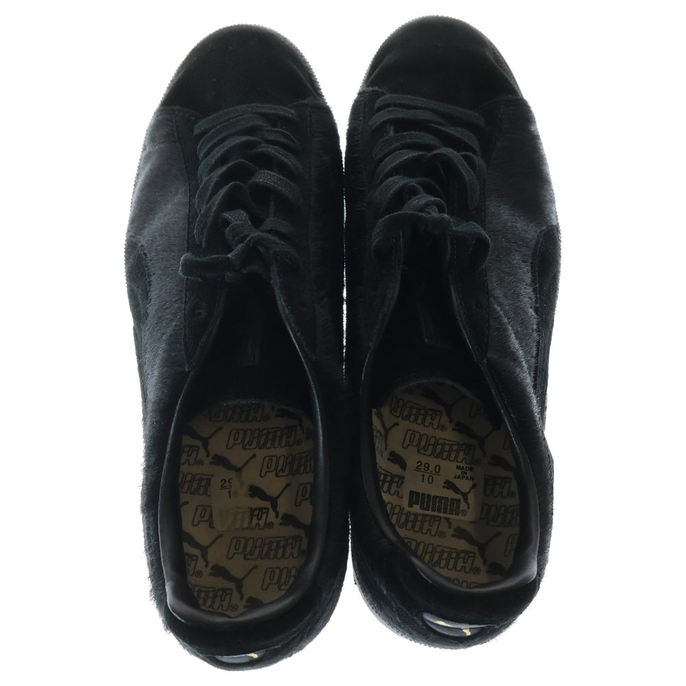 PUMA(プーマ) JAPAN FIRST ROUND LO SUEDE FUR ジャパン ファーストラウンド ファー ローカットスニーカー ブラック US11/29cm 355153-01