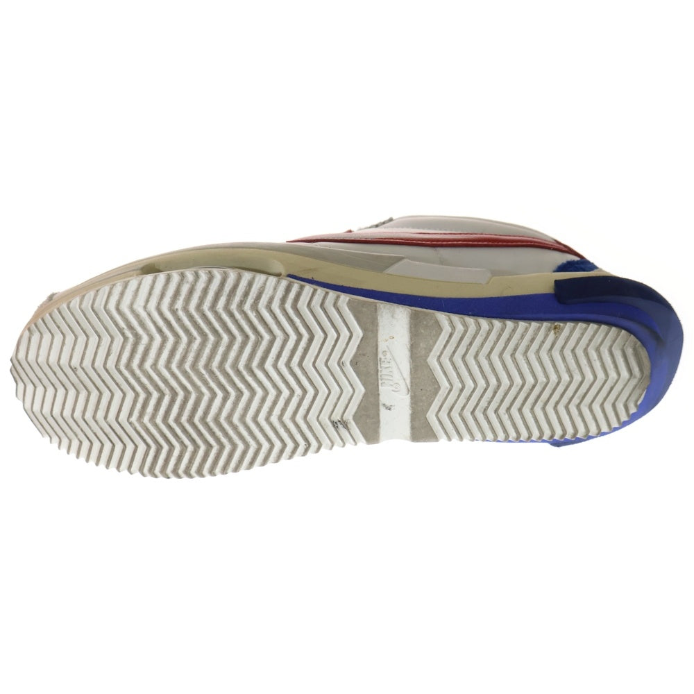 NIKE(ナイキ) ×sacai ZOOM CORTEZ SP サカイ ズームコルテッツ プラットフォーム ローカットスニーカー ホワイト/レッド/ブルー US11/29cm DQ0581-100