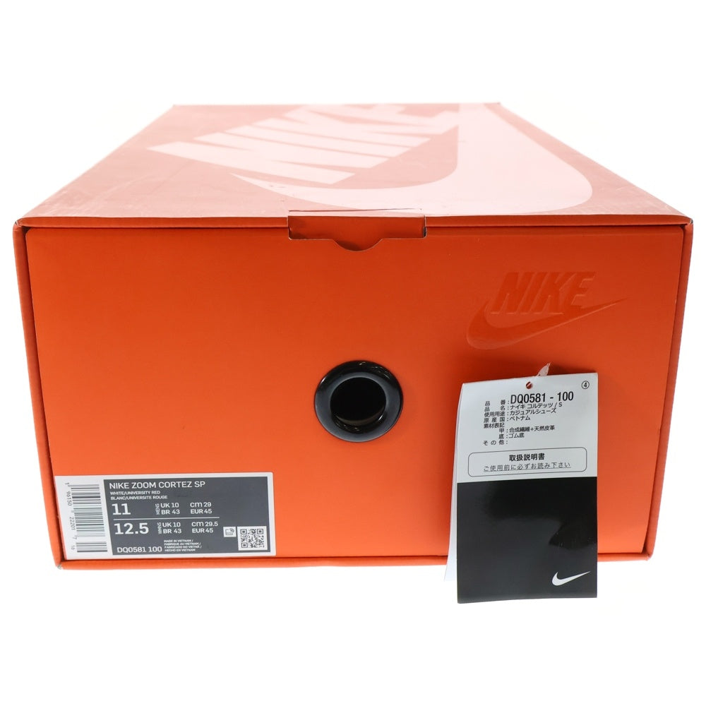 NIKE(ナイキ) ×sacai ZOOM CORTEZ SP サカイ ズームコルテッツ プラットフォーム ローカットスニーカー ホワイト/レッド/ブルー US11/29cm DQ0581-100