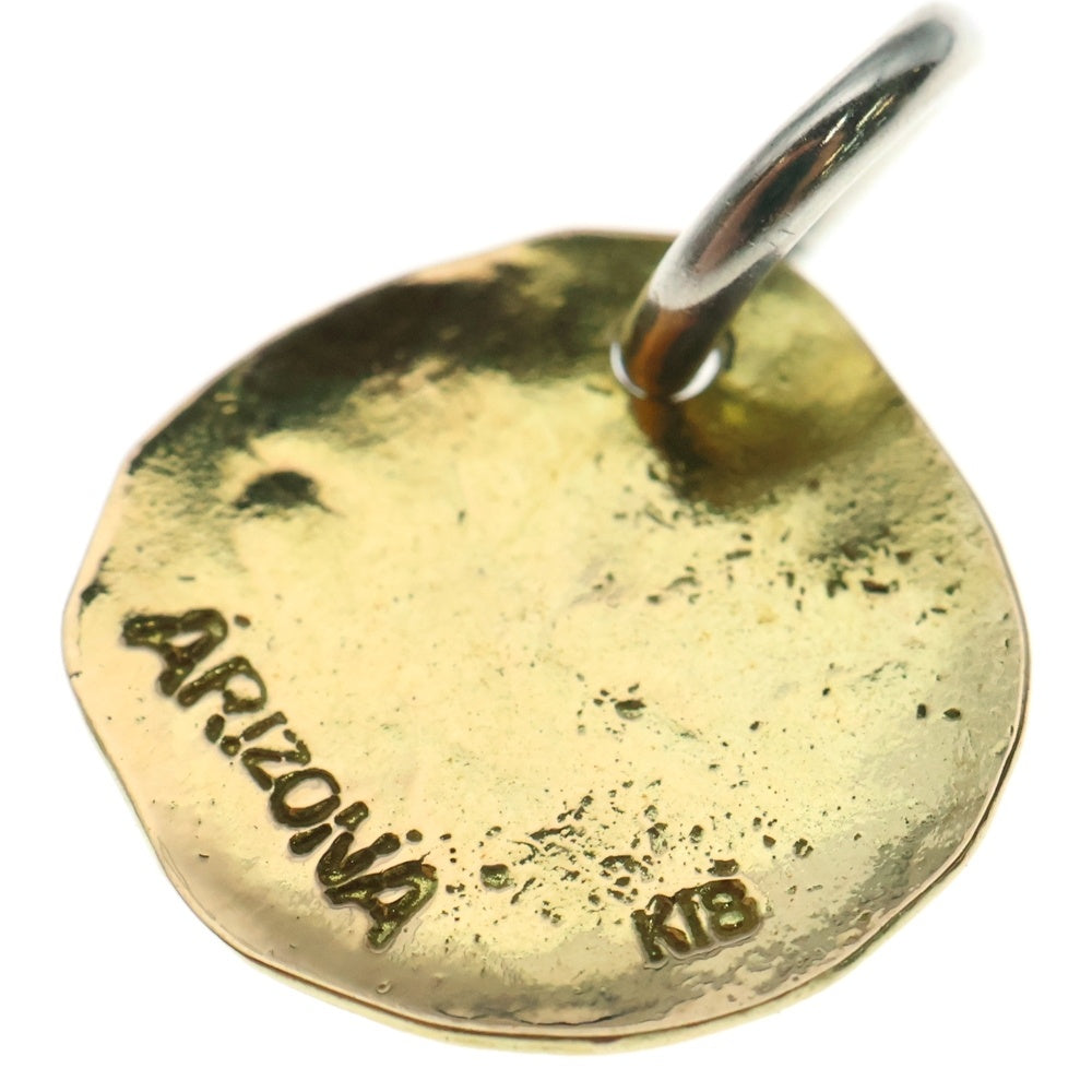 ARIZONA FREEDOM(アリゾナフリーダム) K18 T-126D 全金メタル ペンダントトップ ゴールド