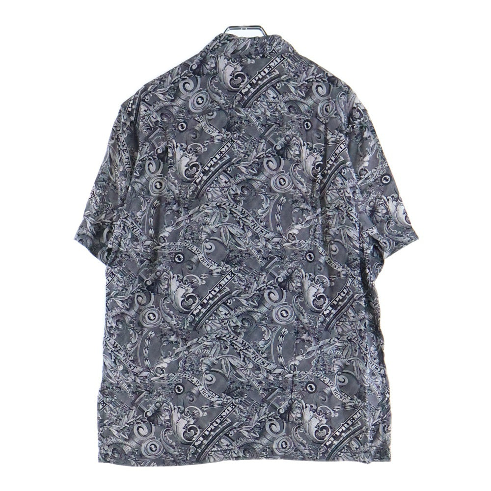 SUPREME(シュプリーム) 23SS Dollar S/S Shirt ダラー 総柄プリント 半袖シャツ グレー