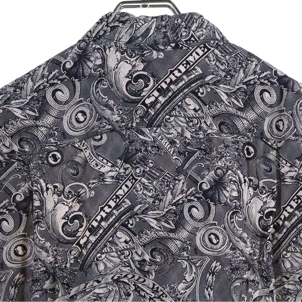 SUPREME(シュプリーム) 23SS Dollar S/S Shirt ダラー 総柄プリント 半袖シャツ グレー