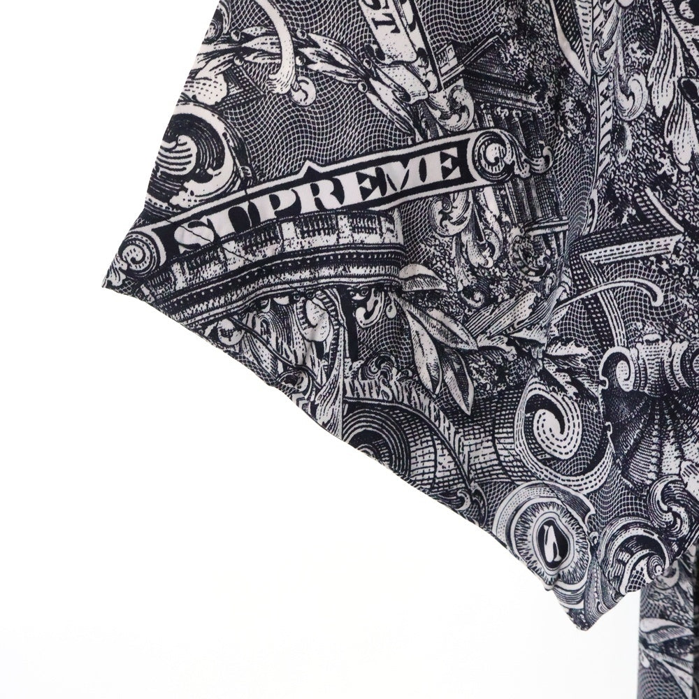 SUPREME(シュプリーム) 23SS Dollar S/S Shirt ダラー 総柄プリント 半袖シャツ グレー
