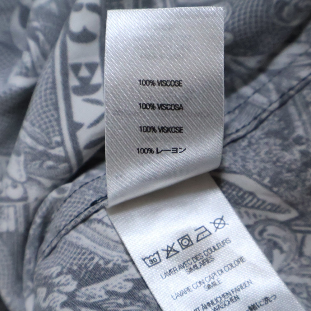 SUPREME(シュプリーム) 23SS Dollar S/S Shirt ダラー 総柄プリント 半袖シャツ グレー