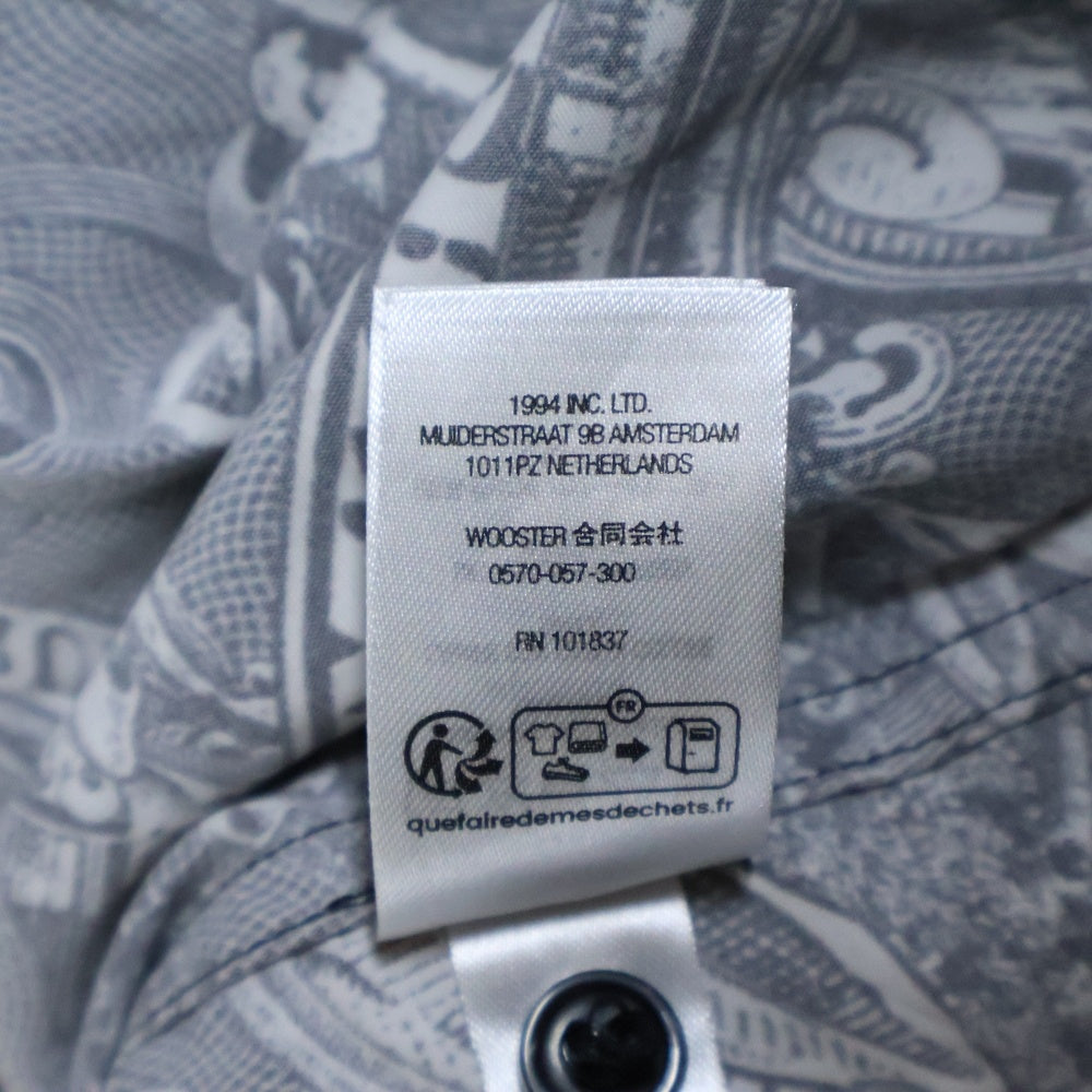 SUPREME(シュプリーム) 23SS Dollar S/S Shirt ダラー 総柄プリント 半袖シャツ グレー