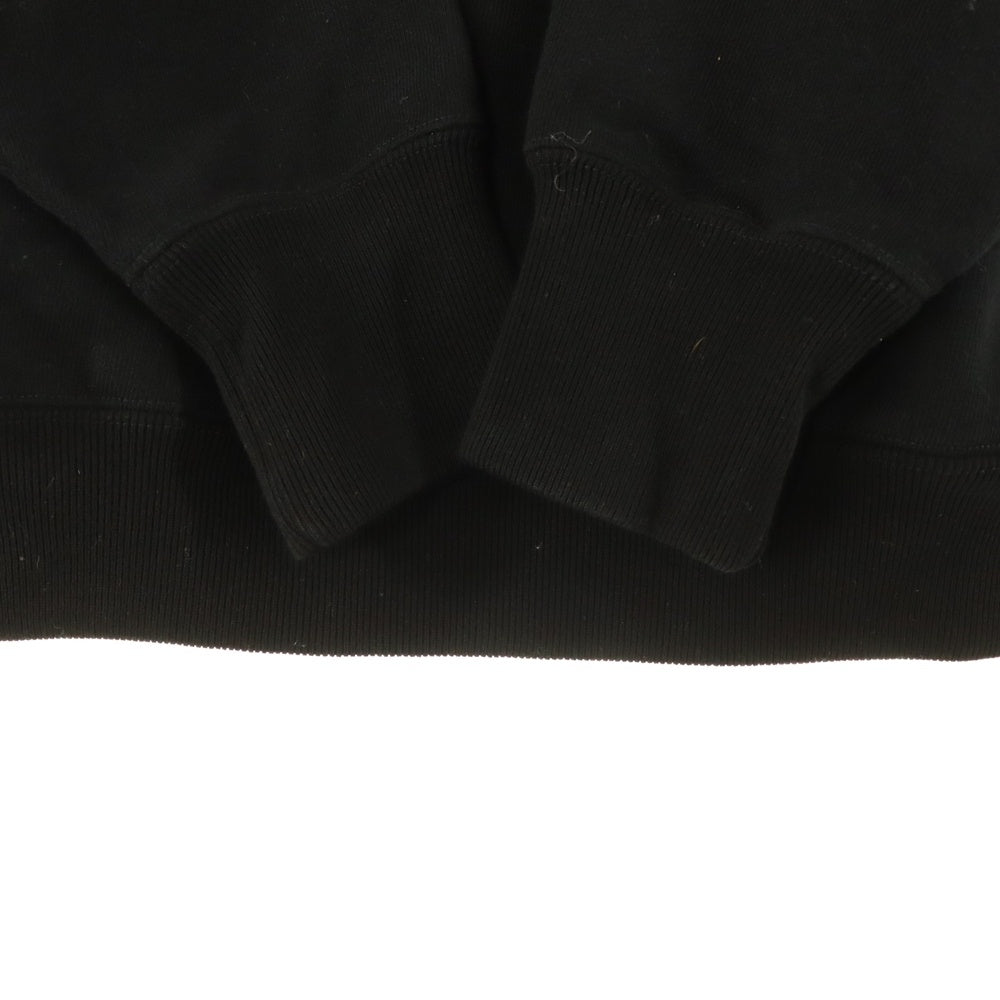 WTAPS(ダブルタップス) 25SS WTAPS SIGN HOODIE フロントロゴパッチ プルオーバーパーカー スウェットフーディ ブラック 251ATDT-CSM02