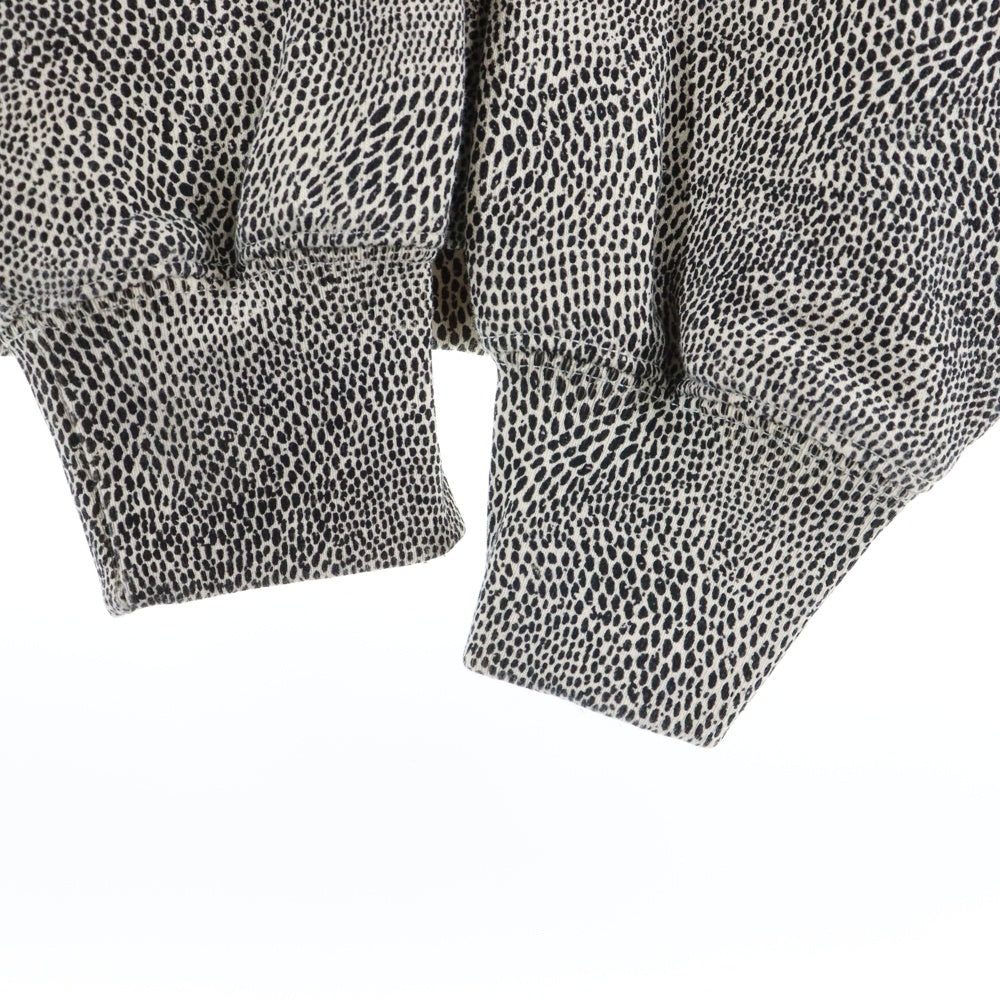 SUPREME(シュプリーム) Small Box Hooded Sweatshirt Snakeskin スモールボックスロゴ プルオーバーパーカー スウェットフーディ スネークスキン グレー