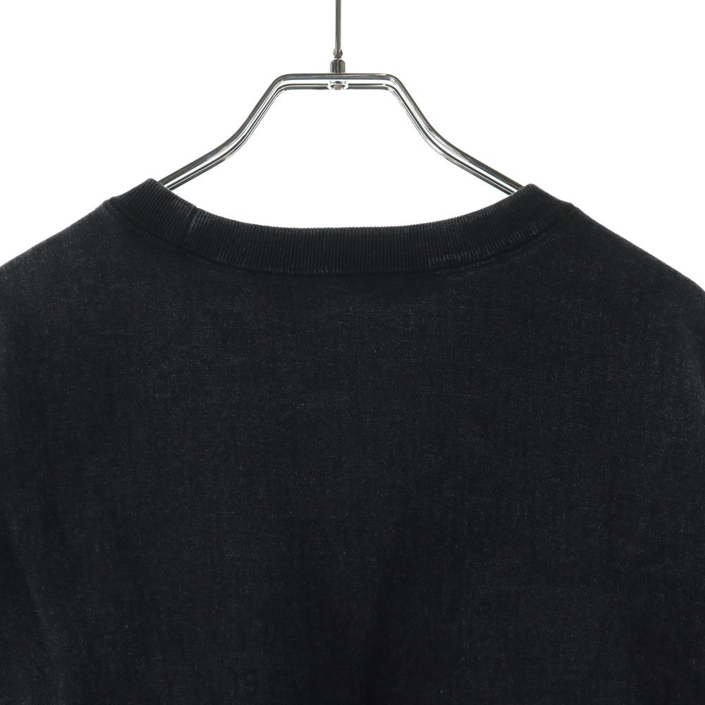 SUPREME(シュプリーム) 25SS Washed Box Logo Crewneck ウォッシュドボックスロゴ クルーネック スウェットトレーナー ブラック