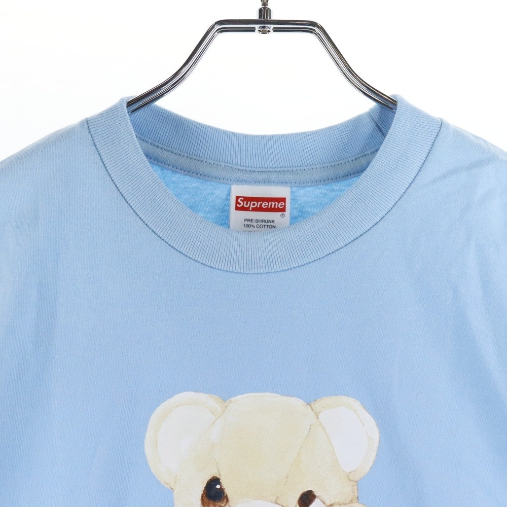 SUPREME(シュプリーム) 25SS Bear Tee ベアープリント クルーネック半袖Tシャツ カットソー ブルー