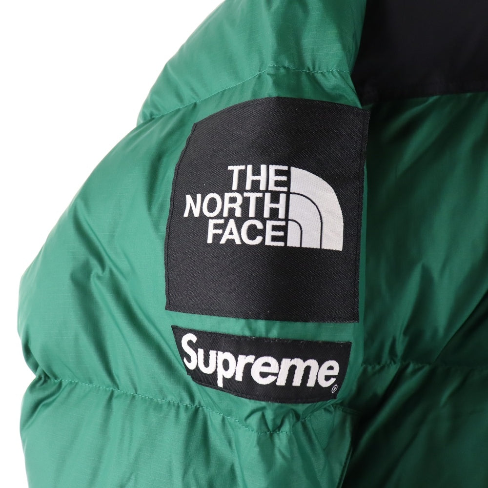 SUPREME(シュプリーム) 24AW ×THE NORTH FACE NUPTSE JACKET ND52402I ノースフェイス ヌプシ ジップアップ ダウンジャケット グリーン