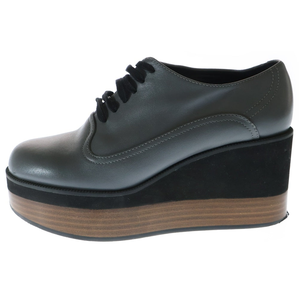 JIL SANDER NAVY(ジルサンダーネイビー) ウェッジソール パンプス グレー レディース