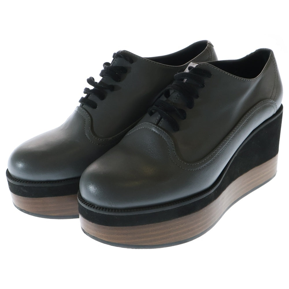 JIL SANDER NAVY(ジルサンダーネイビー) ウェッジソール パンプス グレー レディース
