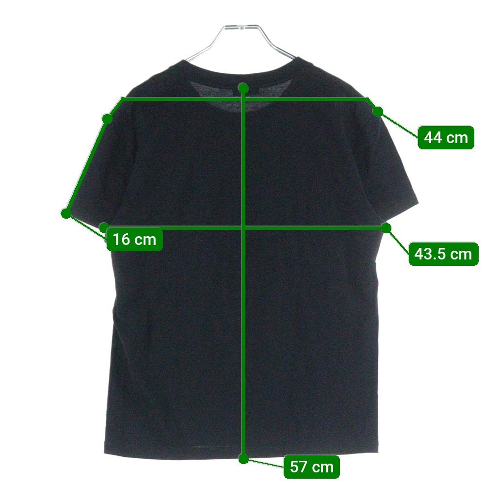 CELINE(セリーヌ) ラインストーンデザイン クルーネック半袖Tシャツ ブラック 2X98H671Q