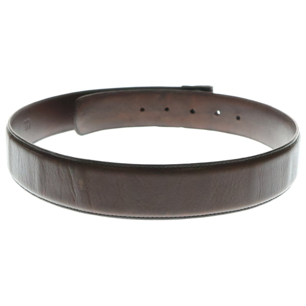 CHROME HEARTS(クロムハーツ) 1.5 STRAP 1.5inch フローラルリベッツ レザーベルト ブラウン