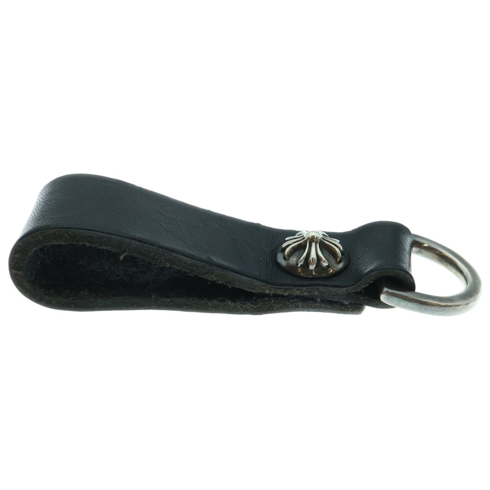 CHROME HEARTS(クロムハーツ) BELT LOOP D RING Dリング クロスボールベルトループ ブラック/シルバー BCA415