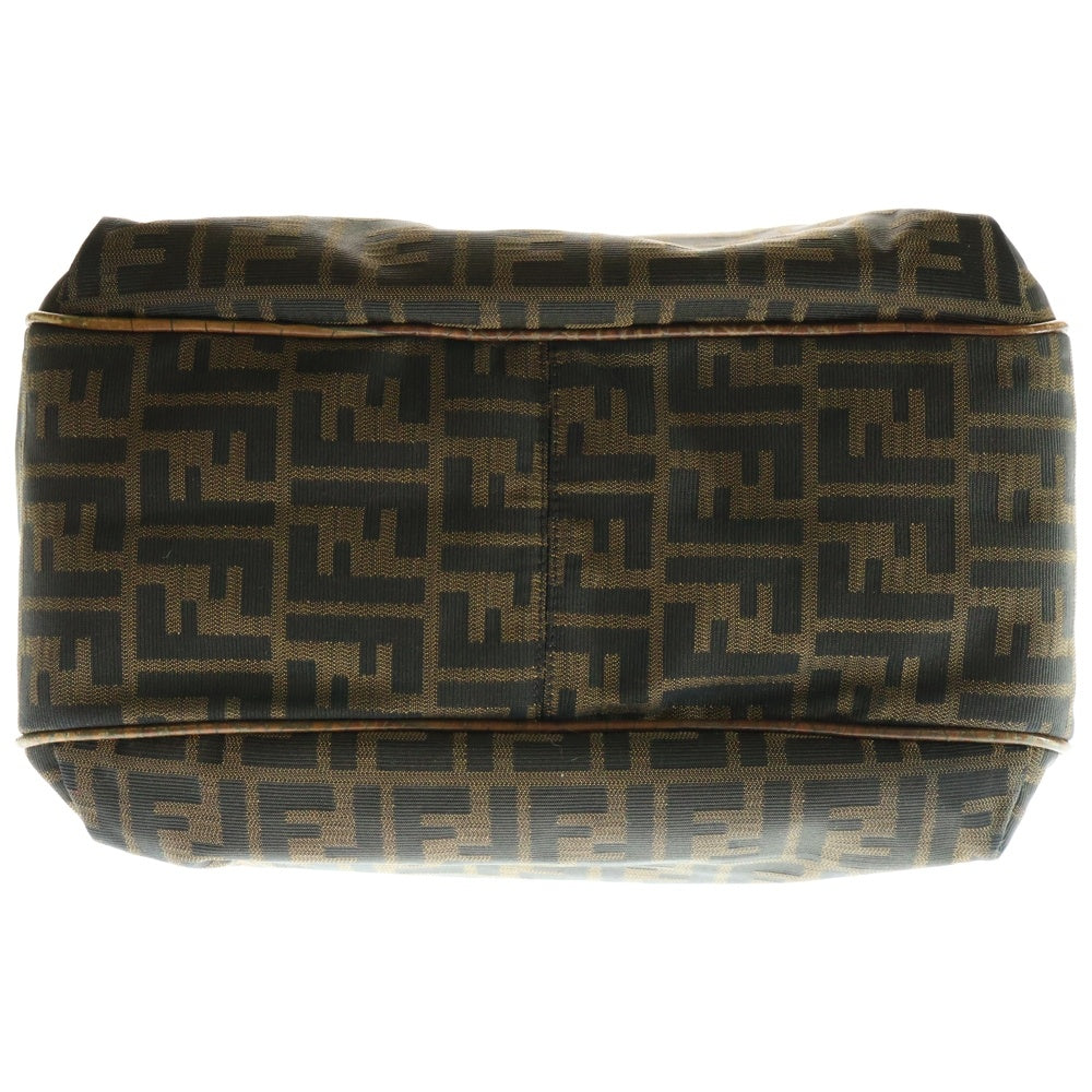 FENDI(フェンディ) ズッカ柄 ジャガード キャンバス ショルダーバッグ ブラウン レディース 2381-8BH187-ZY4-089