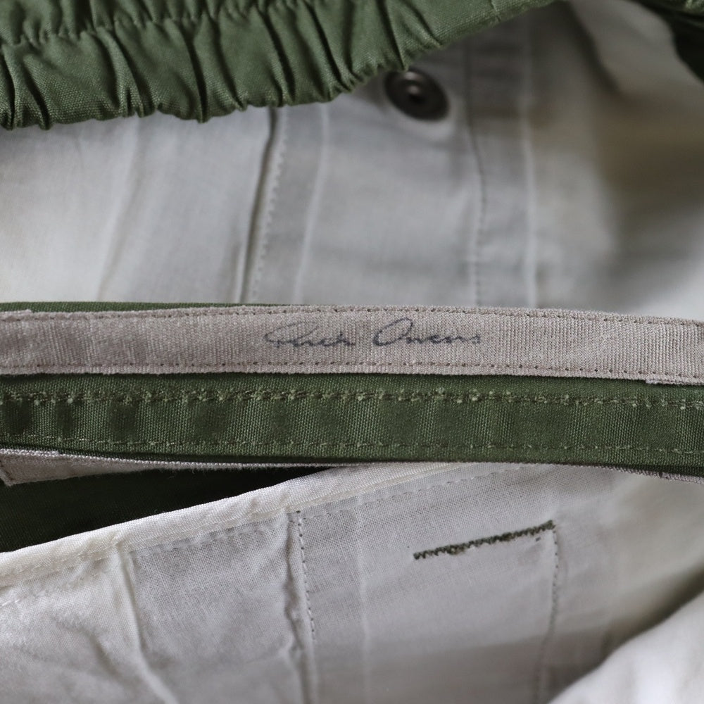 Rick Owens(リックオウエンス) 21AW GETHSEMANE ドローコード カーゴパンツ カーキ RU02A5375-TE