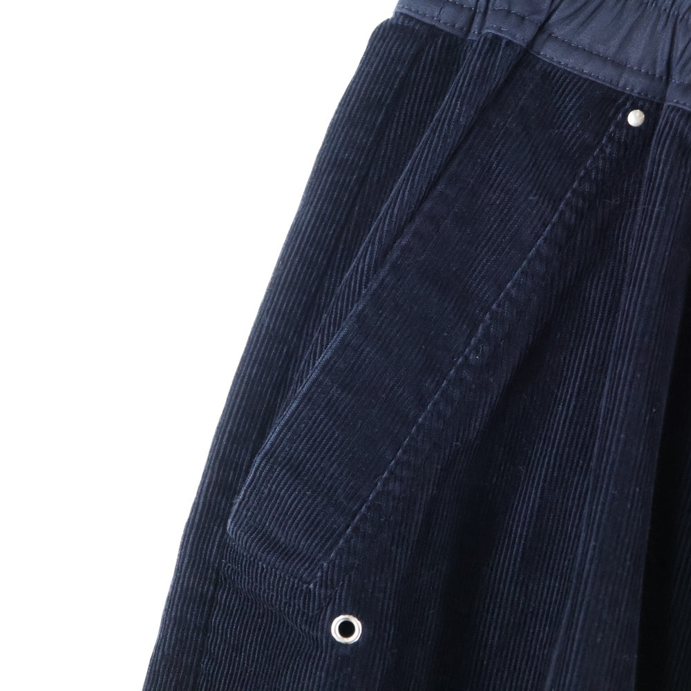Rick Owens(リックオウエンス) 20AW PERFORMA BELA パフォーマベラ コーデュロイカーゴパンツ ブラック RU20F3363-CW