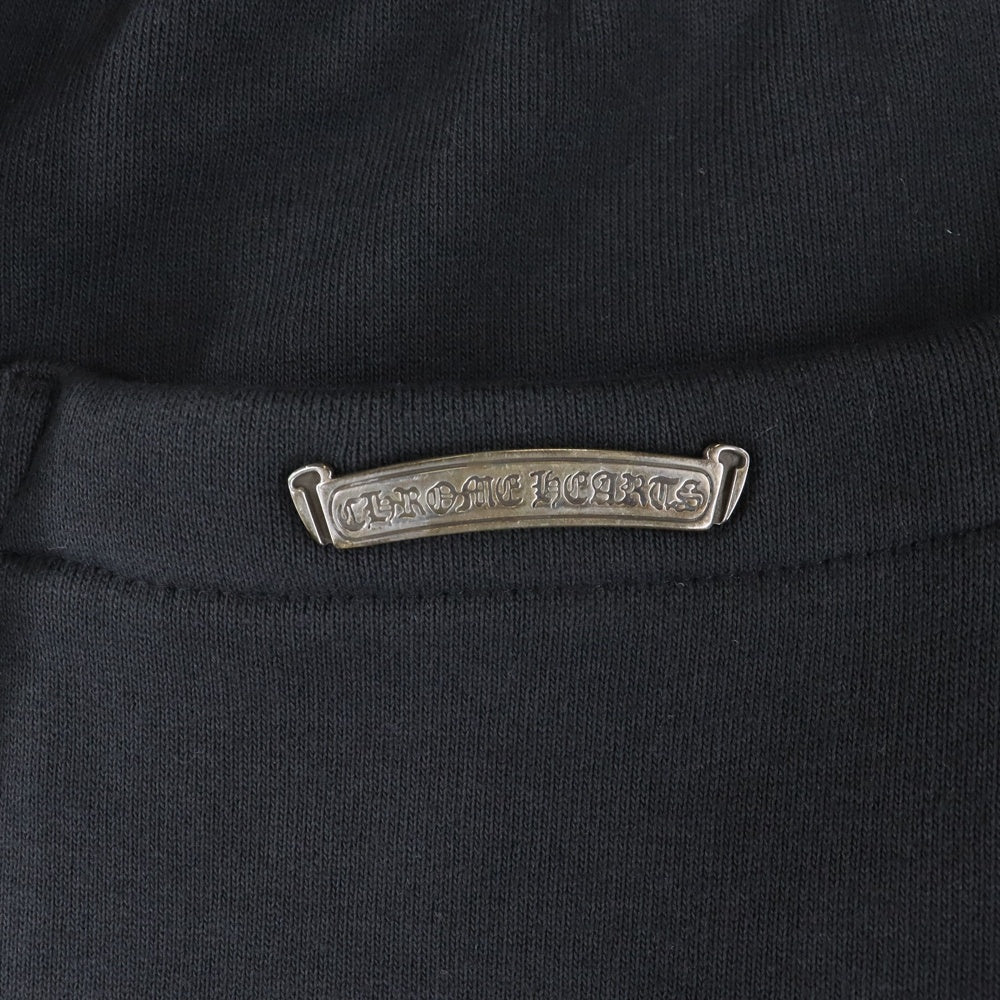 CHROME HEARTS(クロムハーツ) GRP Y NOT Sweat Shorts ワイノット クロスパッチ スウェット ショーツ ハーフパンツ ブラック