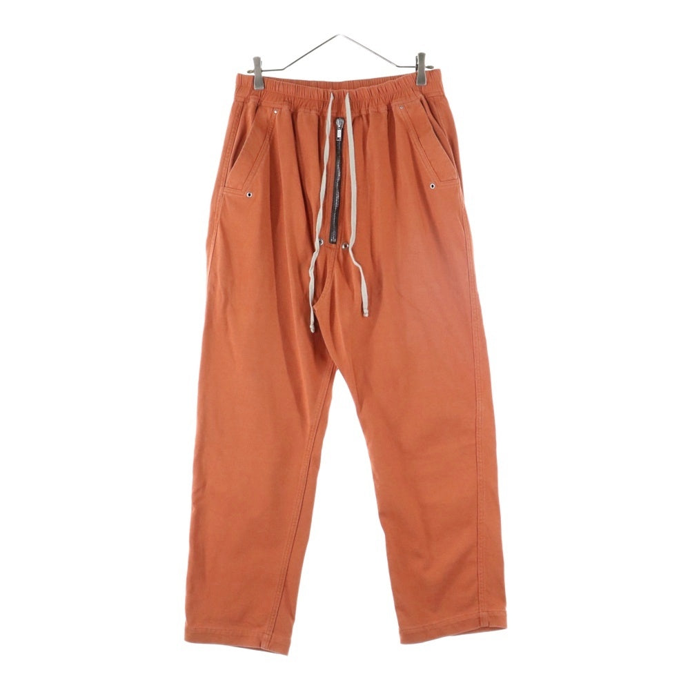 Rick Owens(リックオウエンス) 22AW STROBE BELA PANTS ドローストリングベラパンツ オレンジ RU02B2361-BA