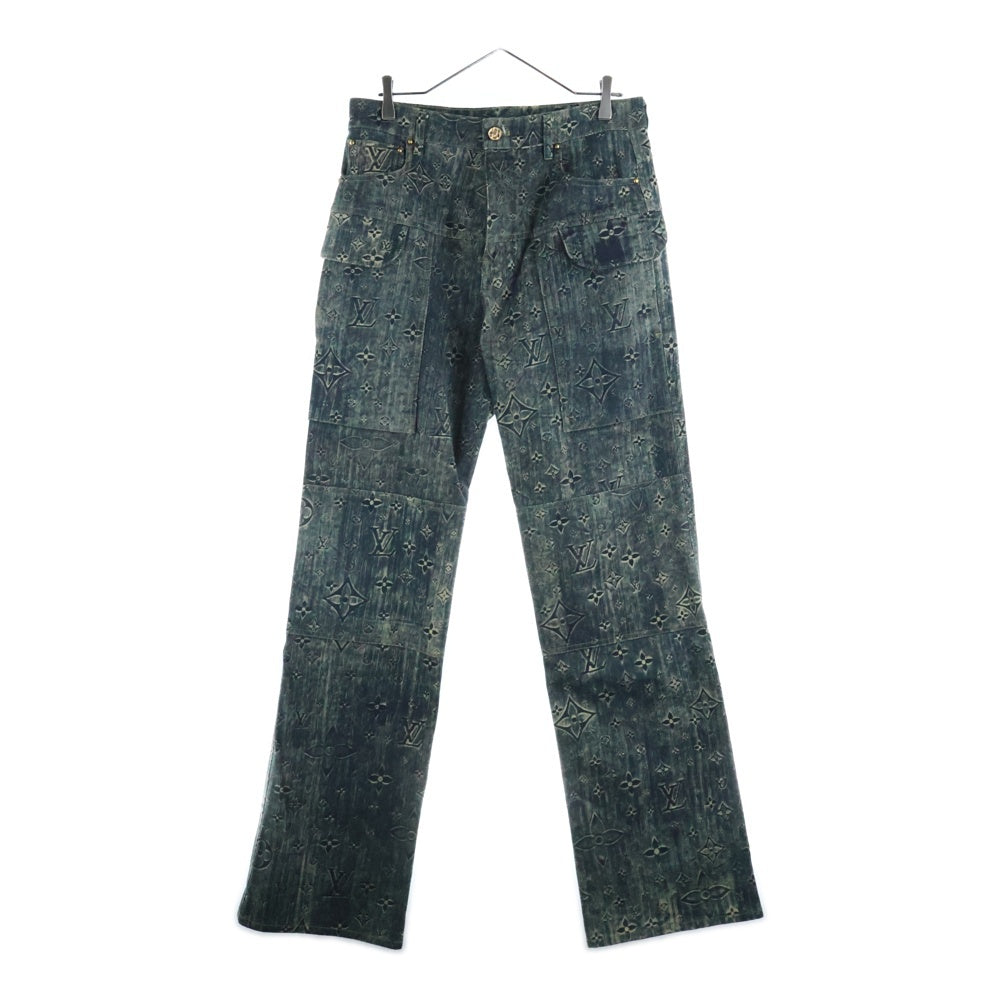 LOUIS VUITTON(ルイヴィトン) 23SS モノグラム テーラード デニムパンツ インディゴ RM2319 TC6 HOD02W