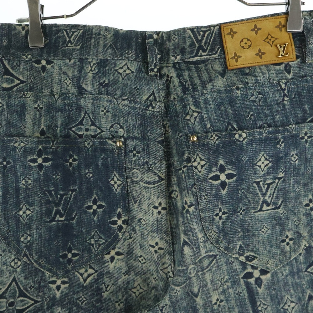LOUIS VUITTON(ルイヴィトン) 23SS モノグラム テーラード デニムパンツ インディゴ RM2319 TC6 HOD02W