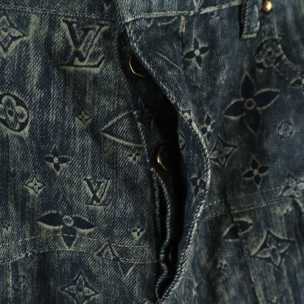 LOUIS VUITTON(ルイヴィトン) 23SS モノグラム テーラード デニムパンツ インディゴ RM2319 TC6 HOD02W