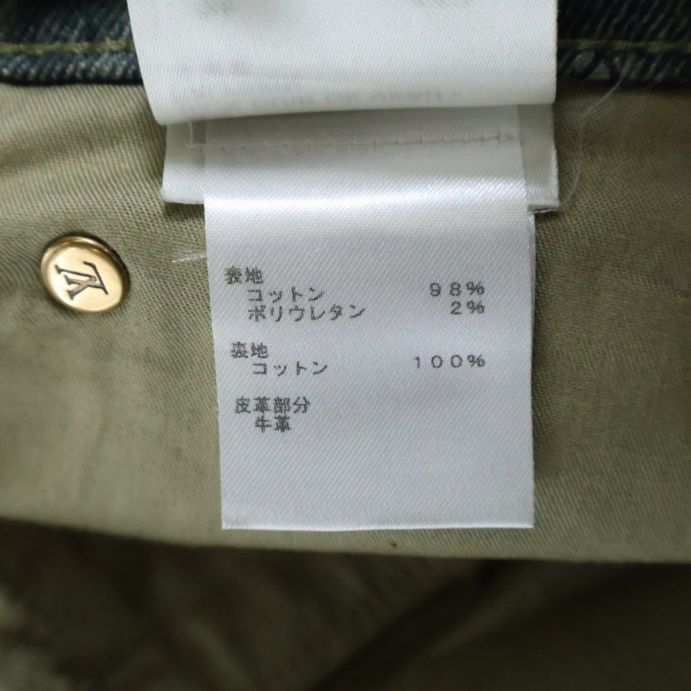 LOUIS VUITTON(ルイヴィトン) 23SS モノグラム テーラード デニムパンツ インディゴ RM2319 TC6 HOD02W