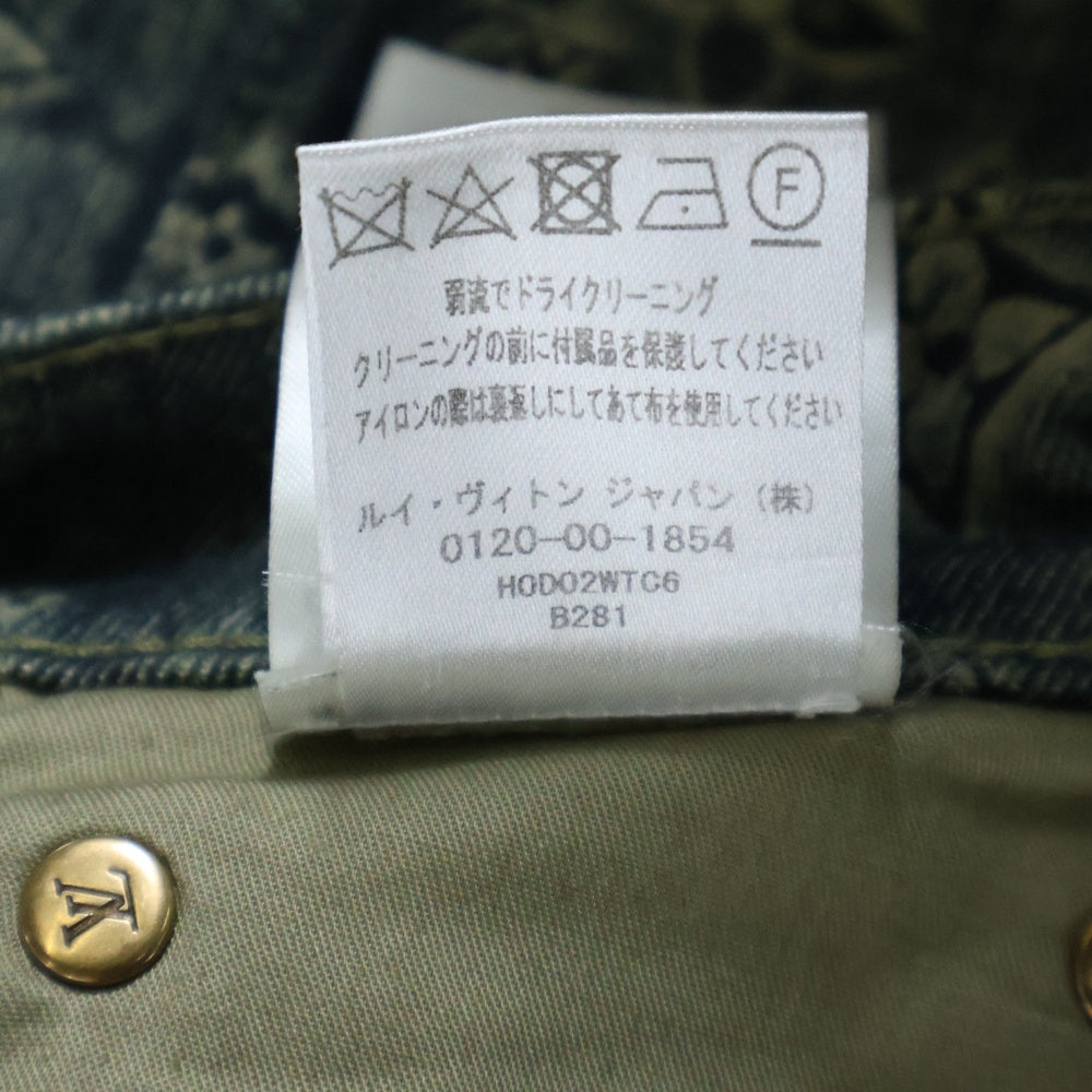 LOUIS VUITTON(ルイヴィトン) 23SS モノグラム テーラード デニムパンツ インディゴ RM2319 TC6 HOD02W
