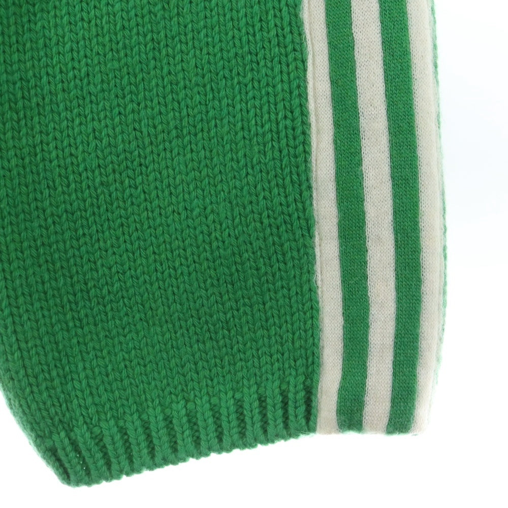 GUCCI(グッチ) ×adidas Knit Pants アディダス サイドライン ニット パンツ グリーン 723080