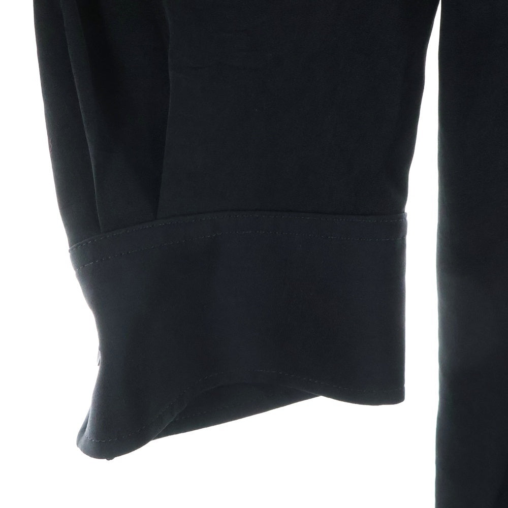 Yohji Yamamoto POUR HOMME(ヨウジヤマモト プールオム) TA TUXEDO SHIRTS COLLAR BLOUSE タキシード カラーブラウス シャツ ブラック HS-B60-500-1-02