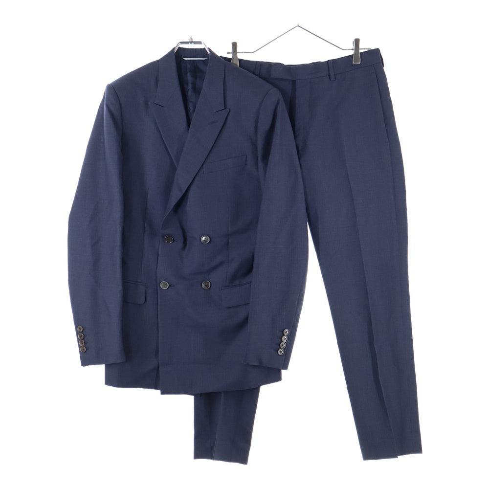 DIOR(ディオール) ピークドラペル 2B ダブルプレスト テーラードジャケット スラックスパンツ セットアップ スーツ グレー 933C701A4554