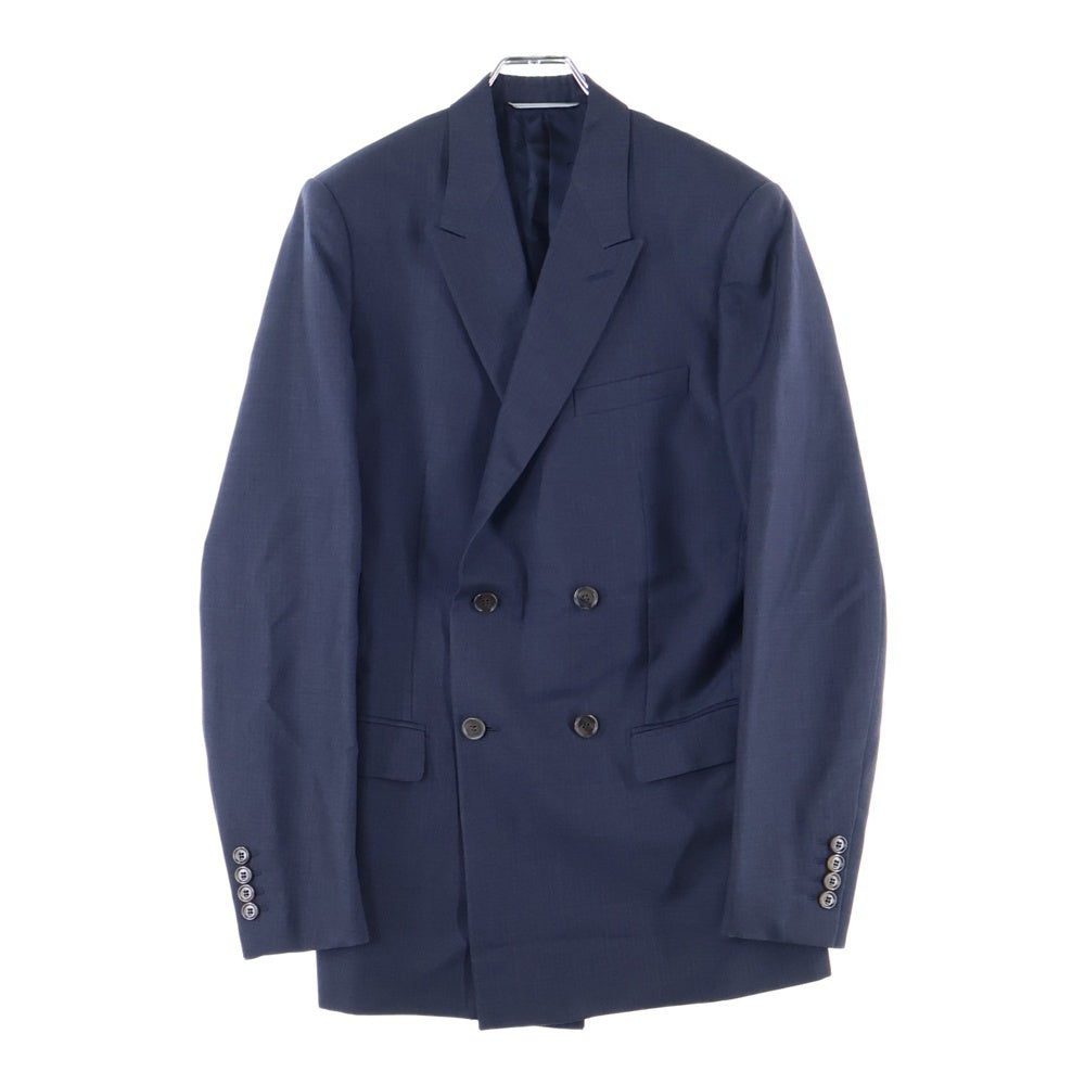 DIOR(ディオール) ピークドラペル 2B ダブルプレスト テーラードジャケット スラックスパンツ セットアップ スーツ グレー 933C701A4554