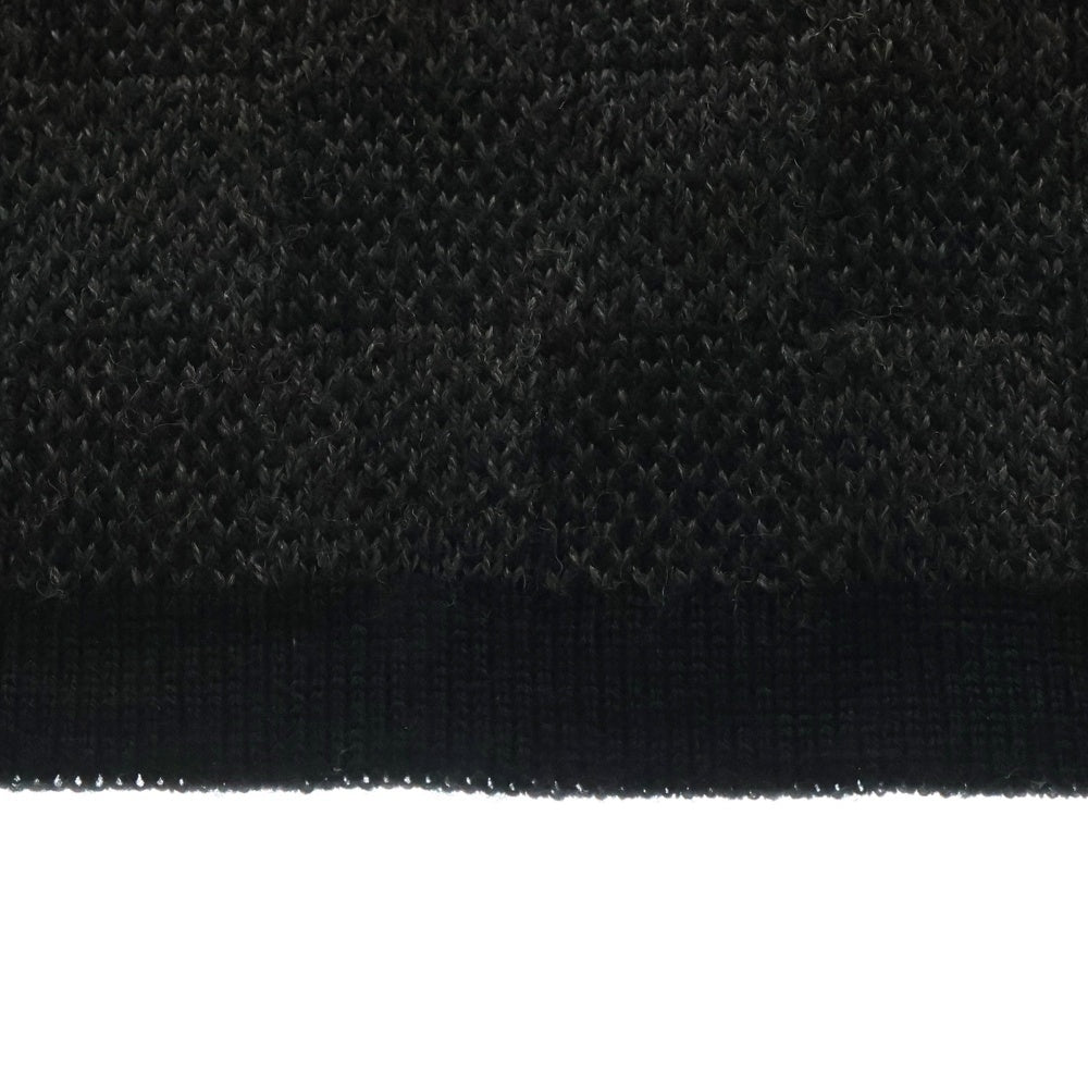LOUIS VUITTON(ルイヴィトン) エシャルプ プティ ダミエ グラフィット ウール マフラー ブラック M70028