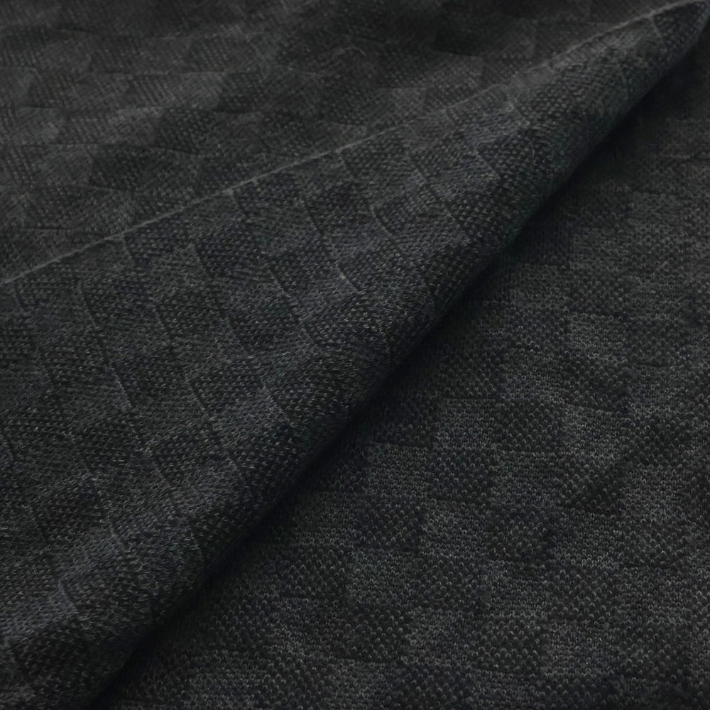 LOUIS VUITTON(ルイヴィトン) エシャルプ プティ ダミエ グラフィット ウール マフラー ブラック M70028