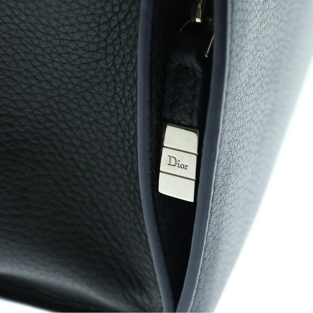 DIOR(ディオール) レザービジネスバッグ ブリーフケース ハンドバッグ ネイビー