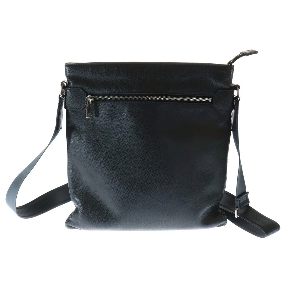 LOUIS VUITTON(ルイヴィトン) タイガ サシャ レザー ショルダーバッグ ブラック M32712