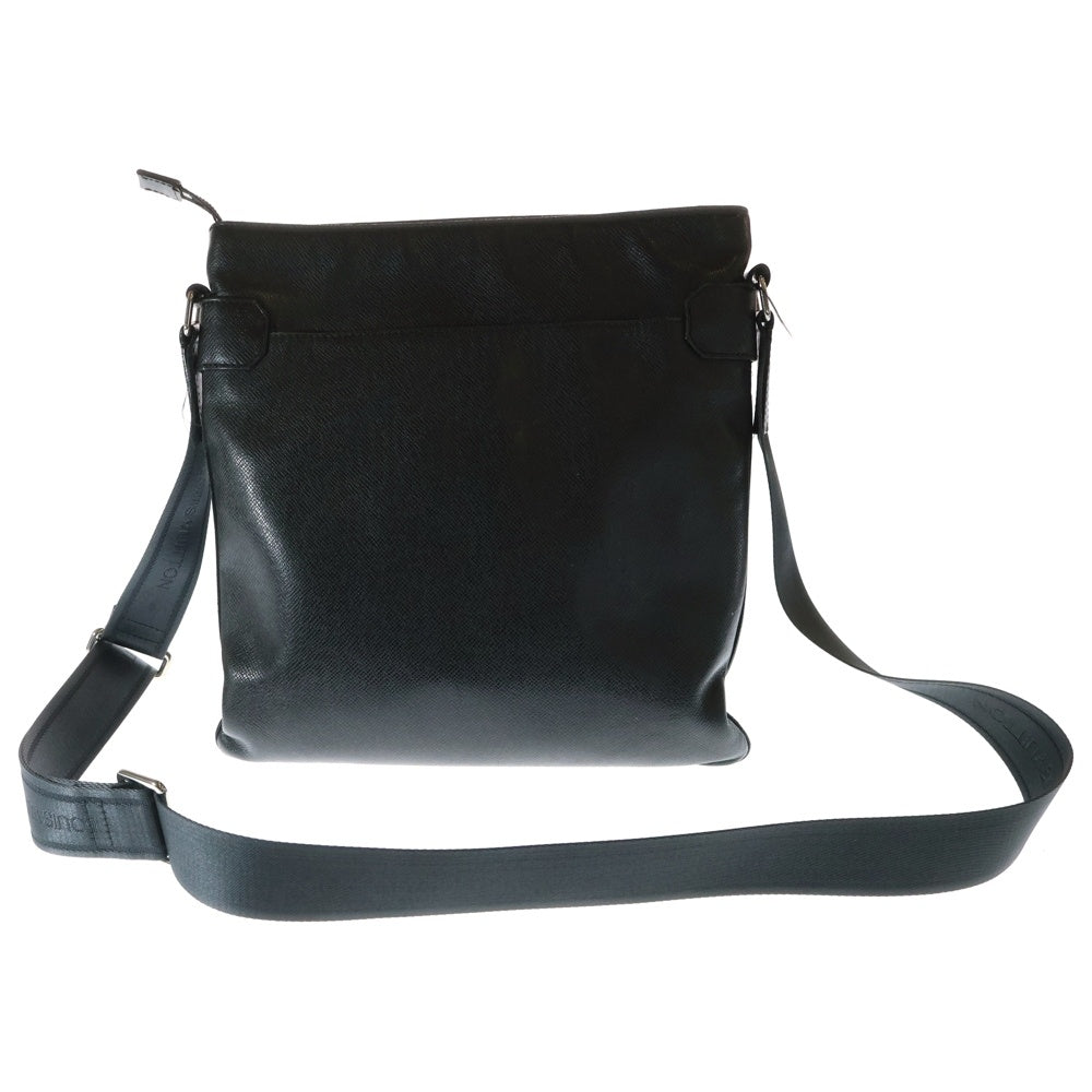 LOUIS VUITTON(ルイヴィトン) タイガ サシャ レザー ショルダーバッグ ブラック M32712