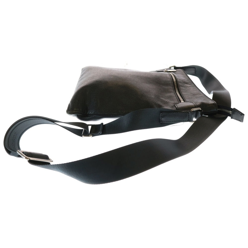 LOUIS VUITTON(ルイヴィトン) タイガ サシャ レザー ショルダーバッグ ブラック M32712