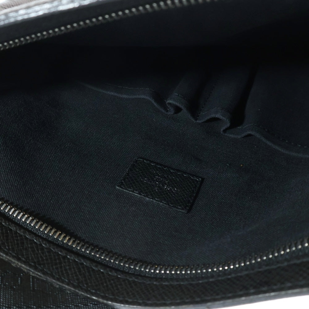 LOUIS VUITTON(ルイヴィトン) タイガ サシャ レザー ショルダーバッグ ブラック M32712