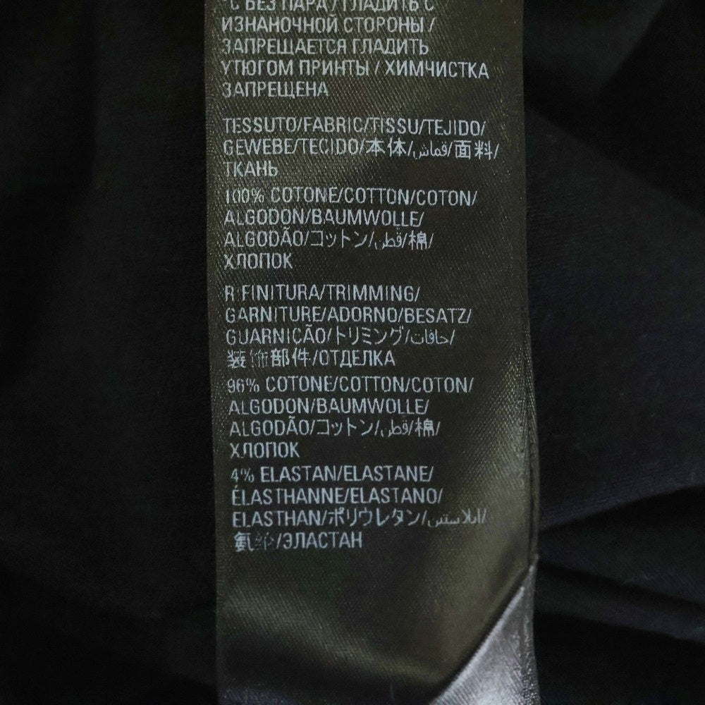 BALENCIAGA(バレンシアガ) 23SS ×adidas アディダス サイドライン クルーネック 長袖Tシャツ カットソー ブラック 728789 TNVA6