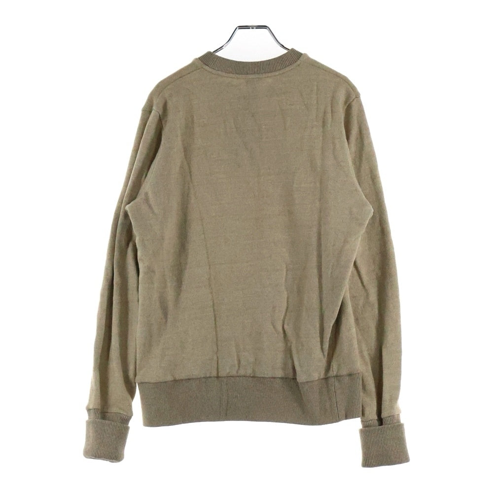 LOEWE(ロエベ) 18AW ロゴワッペン コットン ニット セーター ベージュ H6289260CR
