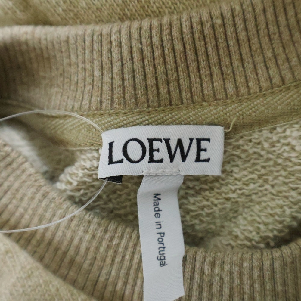 LOEWE(ロエベ) 18AW ロゴワッペン コットン ニット セーター ベージュ H6289260CR