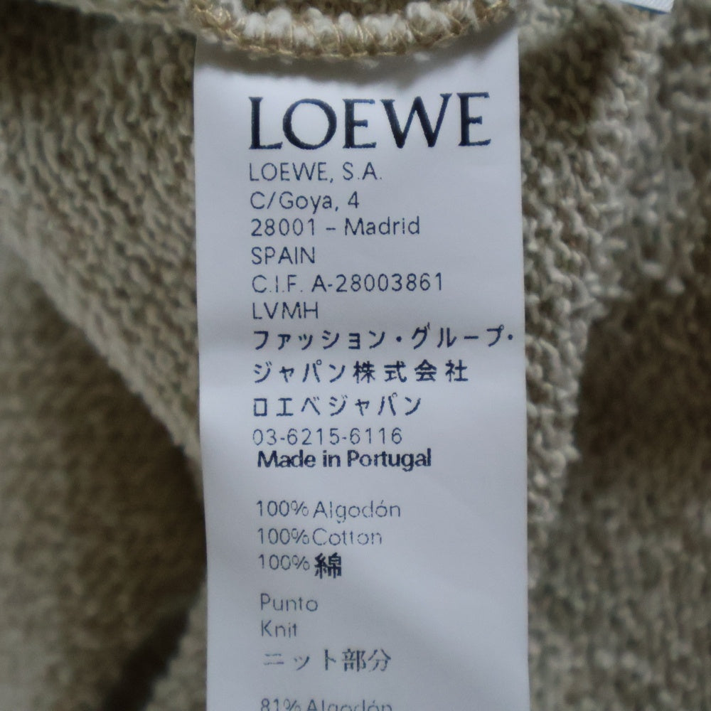 LOEWE(ロエベ) 18AW ロゴワッペン コットン ニット セーター ベージュ H6289260CR
