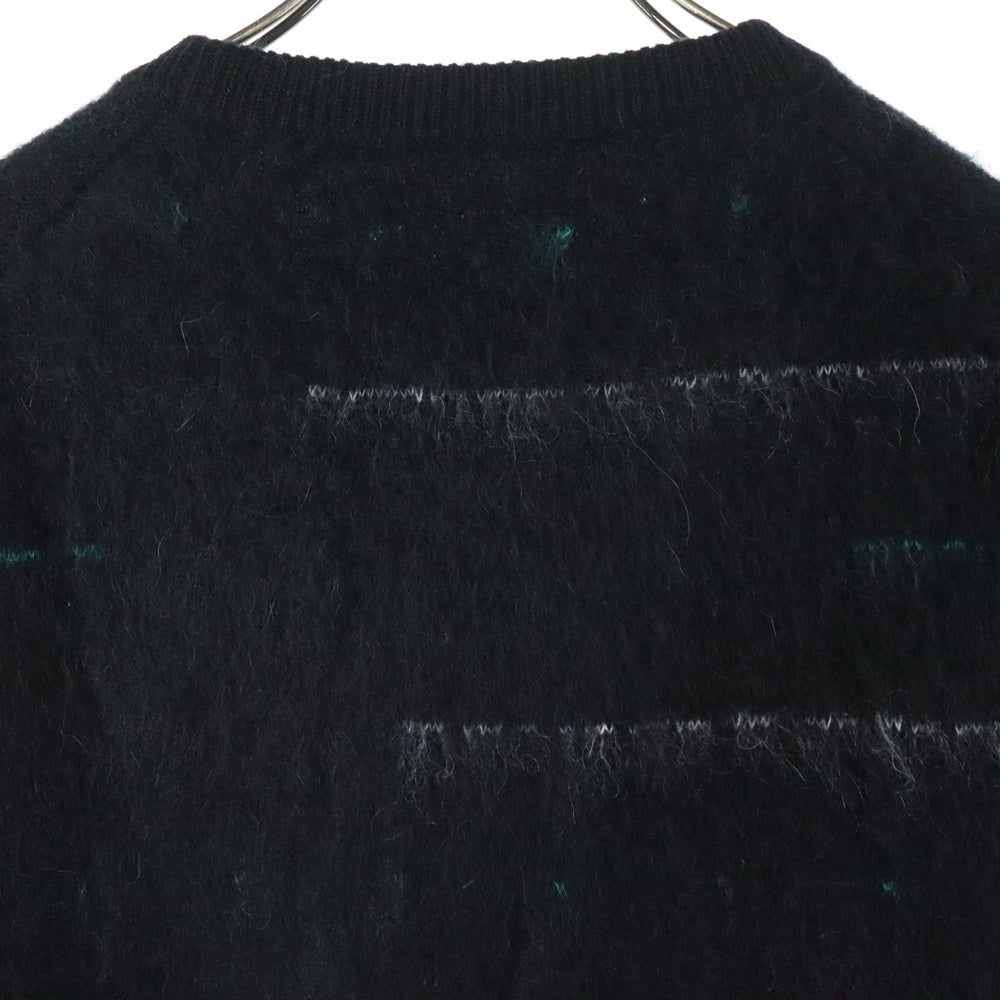 Dior HOMME(ディオールオム) 17AW ウール モヘヤ ニット セーター ブラック 733M646ZT317