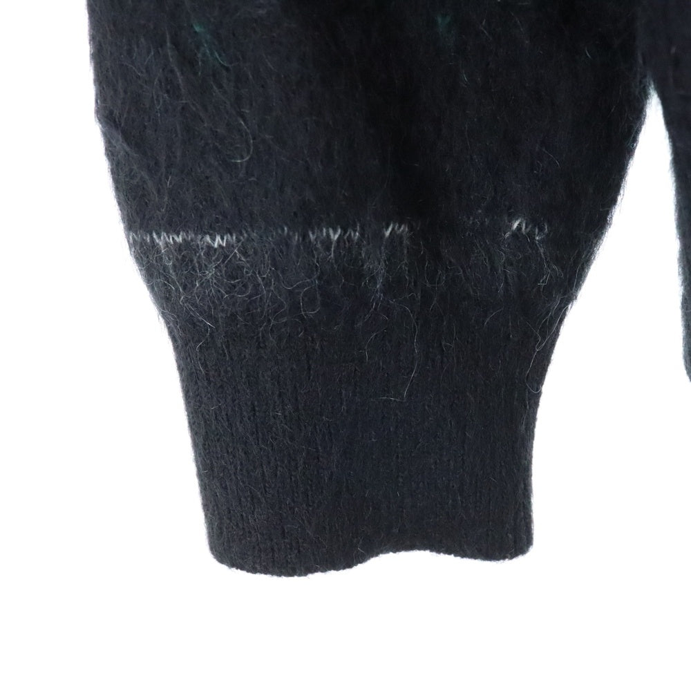 Dior HOMME(ディオールオム) 17AW ウール モヘヤ ニット セーター ブラック 733M646ZT317