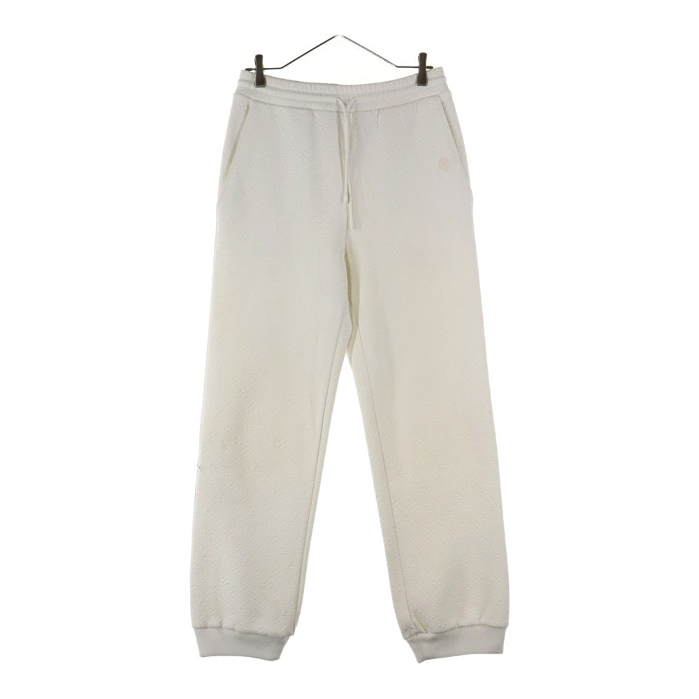 LOUIS VUITTON(ルイヴィトン) 23S モノグラム エンボス ジョガー トラックパンツ ホワイト RM231Q XHM HJY46W